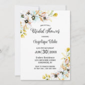 Wildblume Brautparty Einladung (Vorderseite)