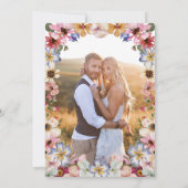 Wildblume Brautparty Einladung (Rückseite)