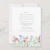 Wildblume Brautparty Einladung (Vorderseite)
