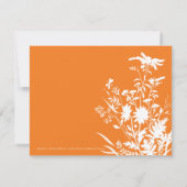 Wildblume-Brautparty-Einladung Einladung (Rückseite)