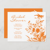 Wildblume-Brautparty-Einladung Einladung (Vorne/Hinten)