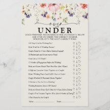 Wildblume Brautparty Games