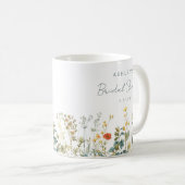 Wildblume Brautparty Gefallen Kaffeetasse (VorderseiteRechts)