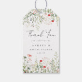 Wildblume Brautparty Geschenkanhänger (Vorderseite)