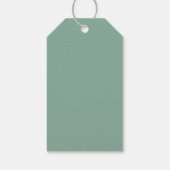 Wildblume Brautparty Geschenkanhänger (Rückseite)