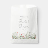 Wildblume Brautparty Geschenktütchen (Vorderseite)