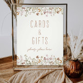 Wildblume Brautparty Karten und Geschenke Fotodruck