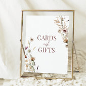 Wildblume Brautparty Karten und Geschenke Poster