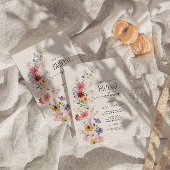 Wildblume Brautparty, Liebe im Blut Einladung