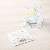 Wildblume Brautparty Papier Untersetzer (Vor Ort)