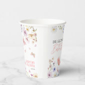 Wildblume-Brautparty Pappbecher (Rechts)