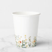 Wildblume Brautparty Pappbecher (Rechts)