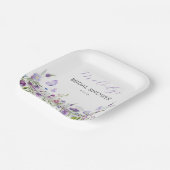 Wildblume-Brautparty Pappteller (Gewinkelt)