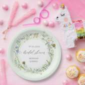 Wildblume Brautparty Pappteller (Party)