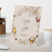 Wildblume Brautparty Pedestelle-Zeichen Sockelschild (In SItu)