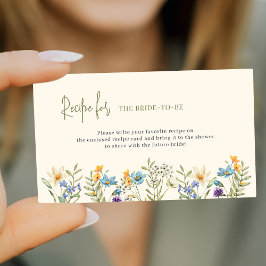 Wildblume Brautparty Rezeptur Anfrage Begleitkarte