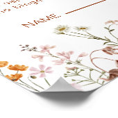 Wildblume Brautparty sagte er sagte, sie sagte Gam Poster (Ecke)