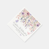 Wildblume-Brautparty Serviette (Ecke)