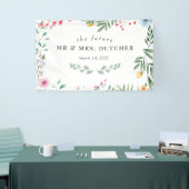 Wildblume Brautparty Willkommensbanner Banner (Messeveranstaltung)