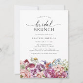 Wildblume Bridal Brunch Einladung (Vorderseite)