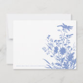 Wildblume Bridal Dusche Einladung (Rückseite)