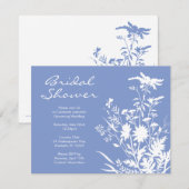 Wildblume Bridal Dusche Einladung (Vorne/Hinten)