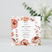 Wildblume Brie to Bee Lavender Brautparty Einladung (Stehend Vorderseite)