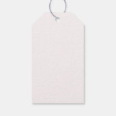 Wildblume Buch Themed Baby Dusche Geschenkanhänger (Rückseite)