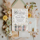 Wildblume buchen Neues Kapitel Kindermädchendusche Einladung