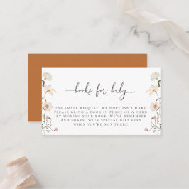 Wildblume Buchungsanfragekarte Platzkarte