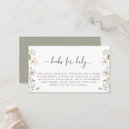 Wildblume Buchungsanfragekarte Platzkarte