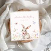 Wildblume Bunny Birthday Paper Napkin Serviette