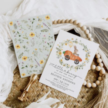 Wildblume Bunny Reiten a Carrot Auto Kinderdusche