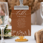 Wildblume Burnt Orange Hochzeitskarte Einladung<br><div class="desc">Wildblume Burnt Orange Hochzeitsstift Einladung</div>