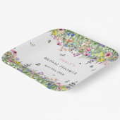 Wildblume Butterfells Blumenstrauß Brautparty Pappteller (Gewinkelt)