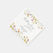 Wildblume Butterflies Boho Nichts Extravagante Hoc Serviette (Ecke)