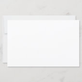 Wildblume Butterfly Baby Advice Predictions Card (Rückseite)