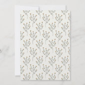 Wildblume & Butterfly-Brautparty Einladung (Rückseite)