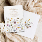 Wildblume Butterfly Brautparty Einladung