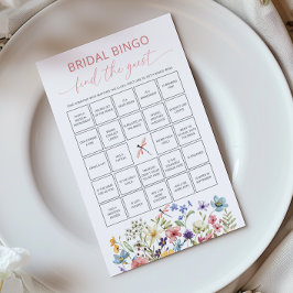 Wildblume Butterfly Bridal Bingo finden Sie den Ga