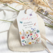 Wildblume Butterfly Garden Babydusche Geschenkanhänger