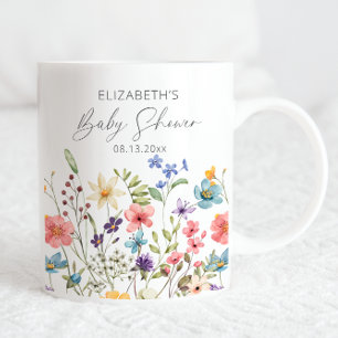 Wildblume Butterfly Garden Babydusche Kaffeetasse