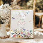 Wildblume Butterfly Garden Cards und Geschenke Poster