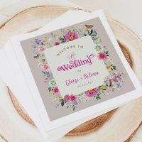 Wildblume Butterfly Garden Hochzeit
