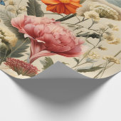 Wildblume Butterfly Geschenkpapier (Ecke)