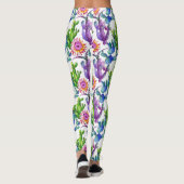 Wildblume Cactus Pattern Leggings (Rückseite)