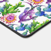 Wildblume Cactus Pattern Schreibtischunterlage (Ecke)