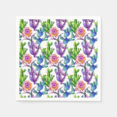 Wildblume Cactus Pattern Serviette (Vorderseite)