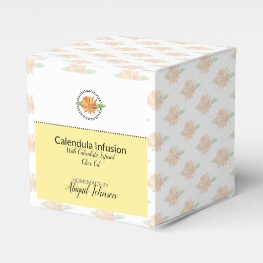 Wildblume Calendula | Packung mit Badewanne und Kö Geschenkschachtel (Vorderseite)