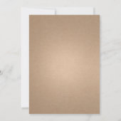 Wildblume Cardstock Botanisches Foto Hochzeit Save The Date (Rückseite)